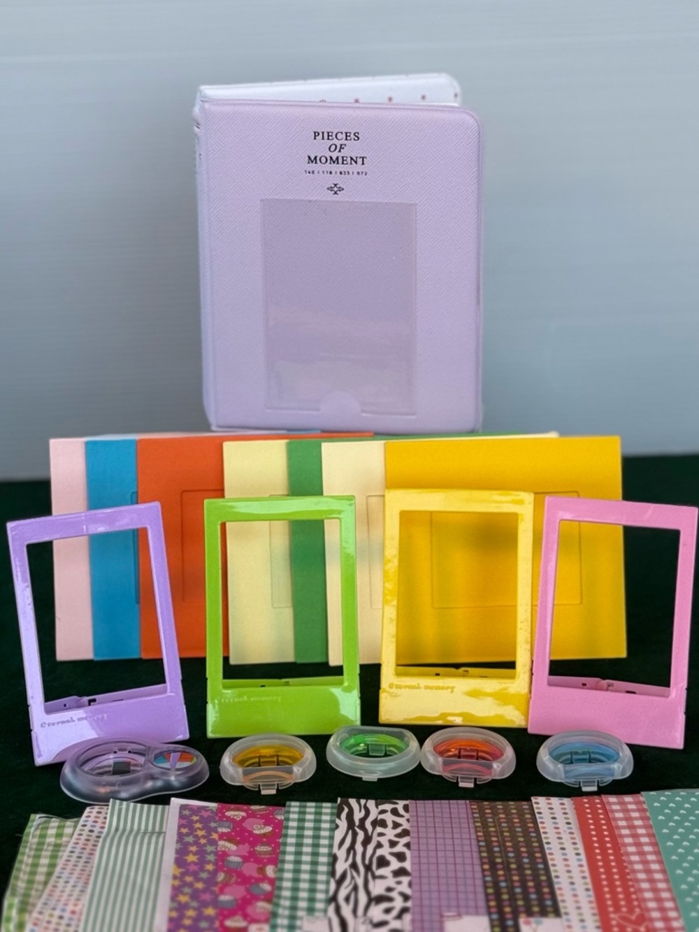 Fujifilm Instax Mini Accessories Bundle * Frames Filters * Album Backdrops